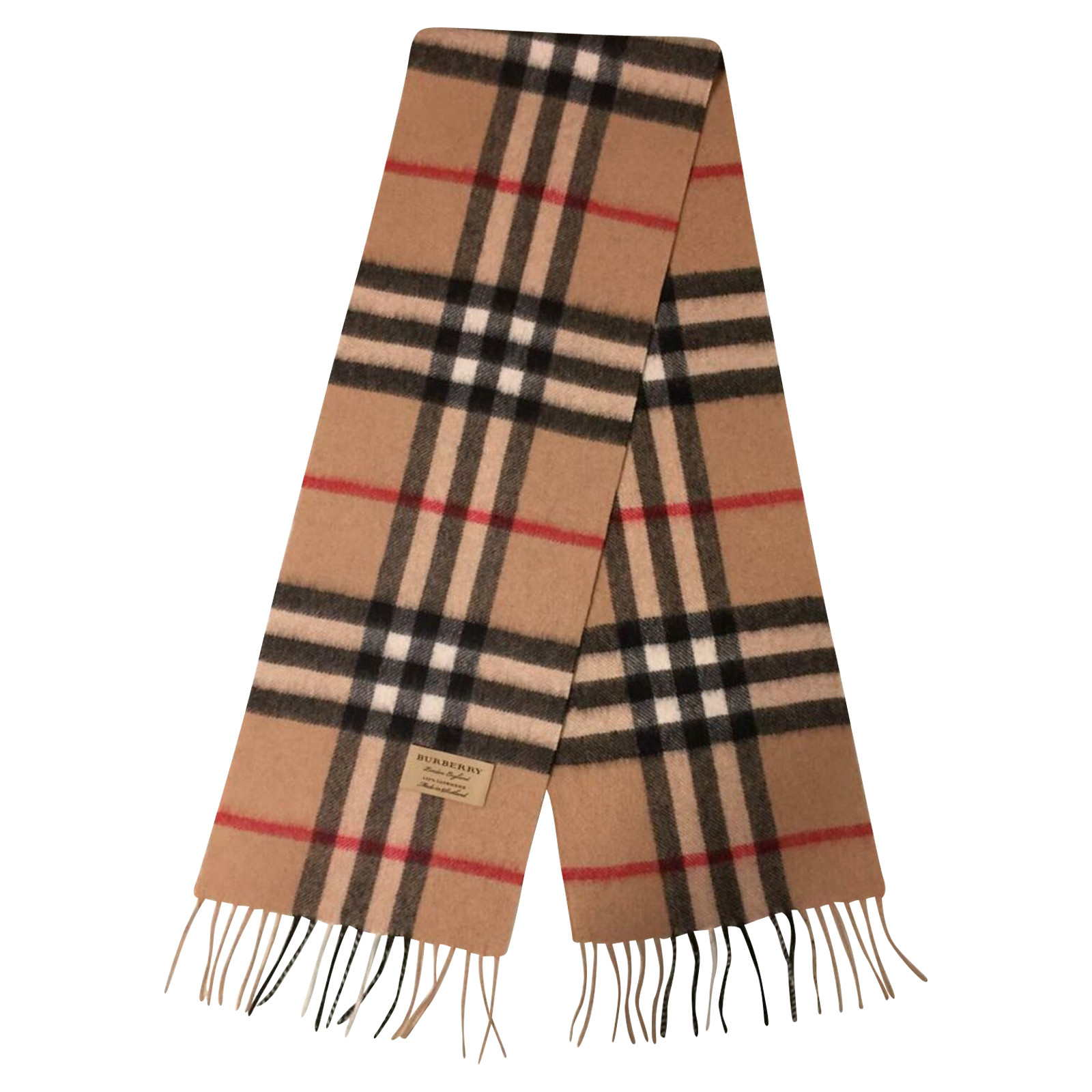 BURBERRY Women's Scarf/Shawl Cashmere in Beige | Second Hand
