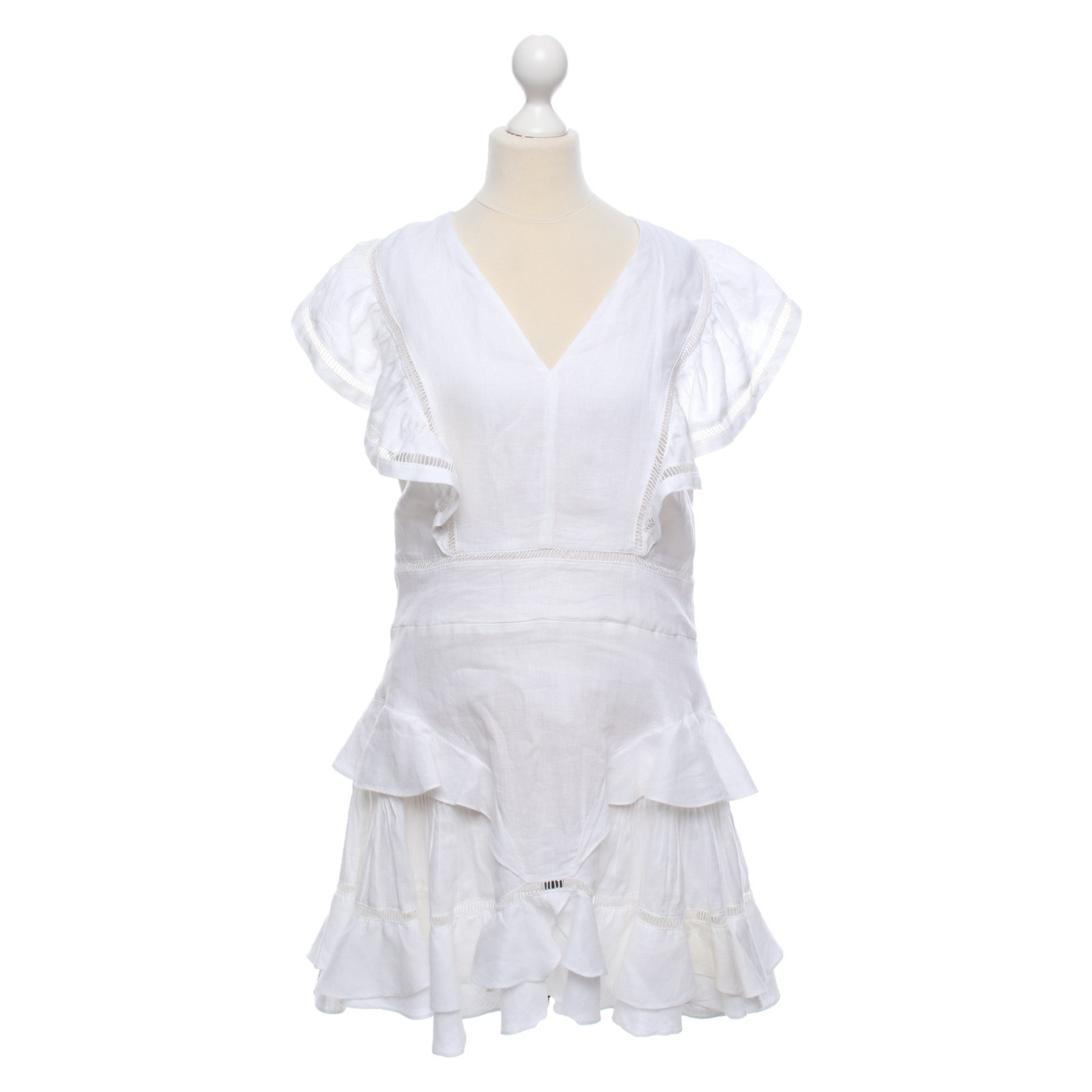 Isabel Marant Etoile Kleid aus Leinen in Weiß - Second Hand Isabel Marant  Etoile Kleid aus Leinen in Weiß gebraucht kaufen für 300€ (5583006)