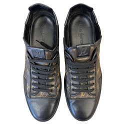 Louis Vuitton - Slalom Leather Detail Denim Men Sneakers Blue 7