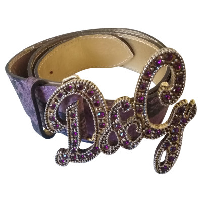 Dolce & Gabbana Riem Leer in Violet