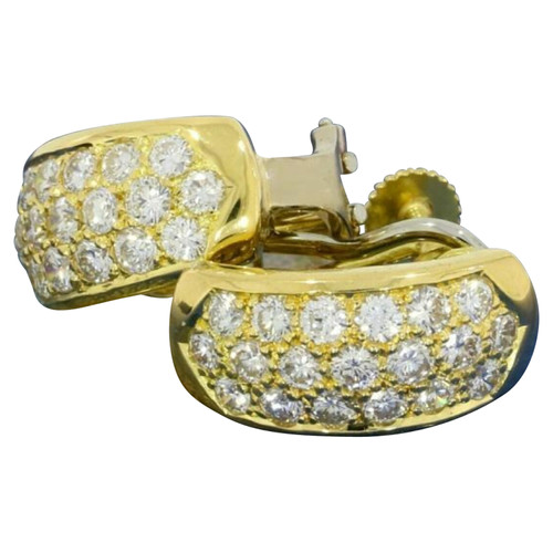 WEMPE Damen Ohrring aus Gelbgold in Gold | REBELLE