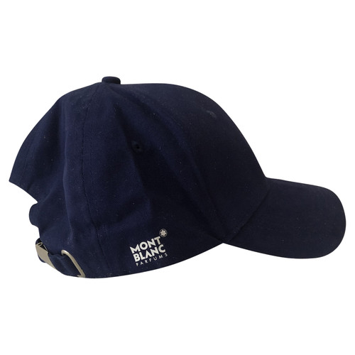 MONT BLANC Damen Hut/Mütze aus Baumwolle in Blau