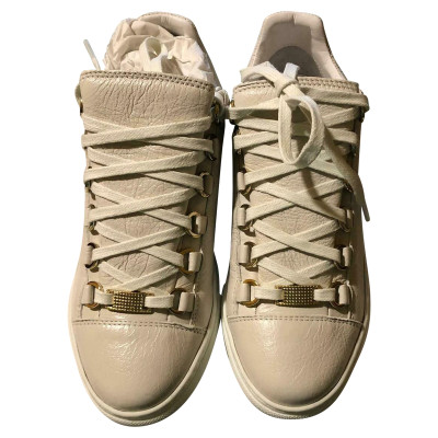 Balenciaga Sneaker in Pelle in Bianco