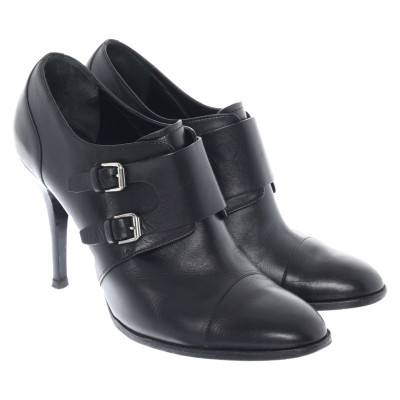 Ralph Lauren Purple Label Ankle boots Leather in Black