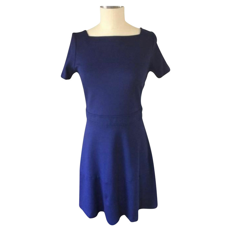 Tara jarmon Wollen jurk blauw zakelijke stijl Mode Jurken Wollen jurken 