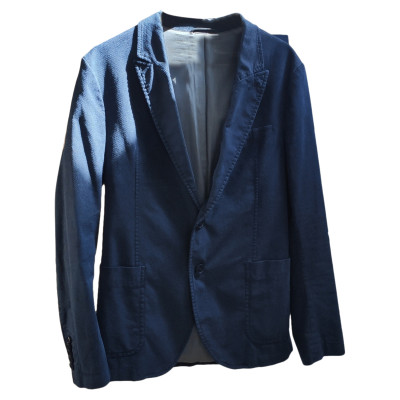 Drykorn Jacket/Coat Cotton in Blue