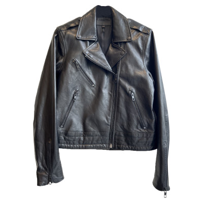 Rag & Bone Jacket/Coat Leather in Black