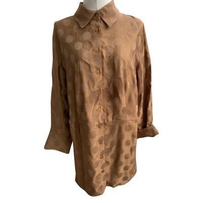 American Vintage Kleid aus Viskose in Braun