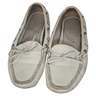 Carshoe Slippers/Ballerinas Leather in White