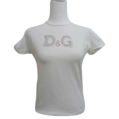 D&G Maglieria in Cotone in Bianco