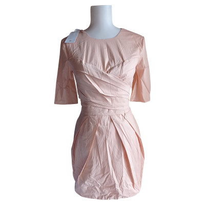 Elisabetta Franchi Kleid aus Baumwolle in Rosa / Pink
