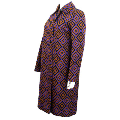 Prada Jacket/Coat Silk in Violet