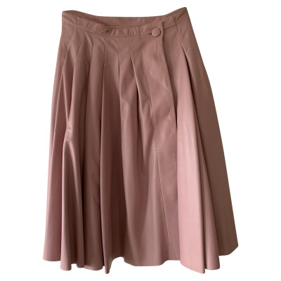 Loewe Skirt Leather in Pink