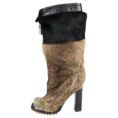 Chloé Boots Fur in Brown