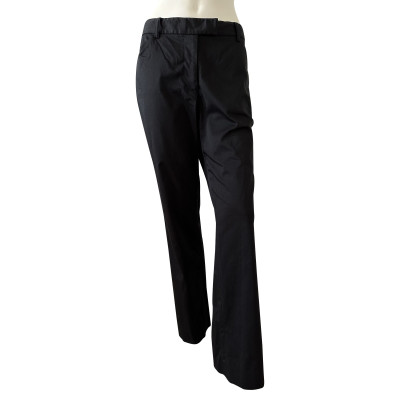Donna Karan Trousers Cotton in Black