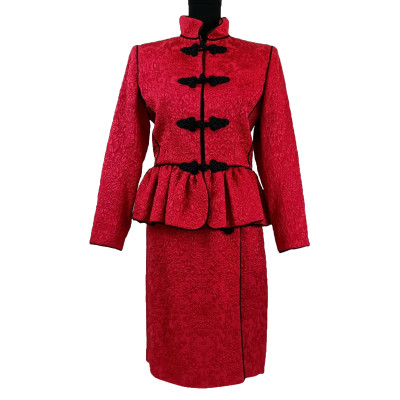 Yves Saint Laurent Suit Wool in Red