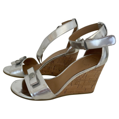 Marc By Marc Jacobs Sandals Leather in Silvery