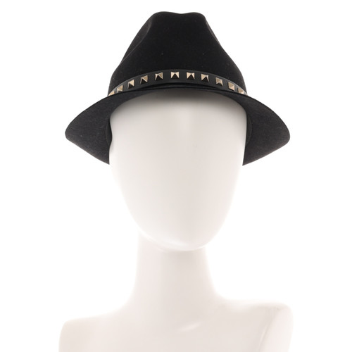VALENTINO GARAVANI Damen Hut/Mütze aus Wolle in Schwarz