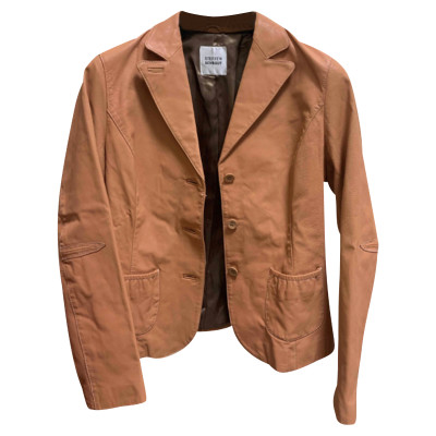 Steffen Schraut Jacket/Coat Leather in Orange