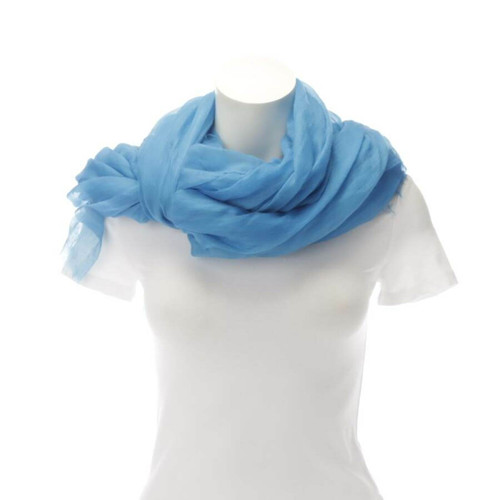 LORO PIANA Damen Schal/Tuch aus Kaschmir in Blau