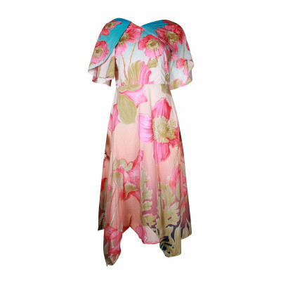 Peter Pilotto Kleid aus Baumwolle in Rosa / Pink
