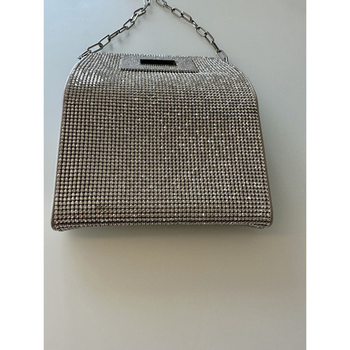 SWAROVSKI Damen Handtasche aus Seide in Silbern