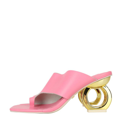 Kat Maconie Sandalen aus Leder in Rosa / Pink