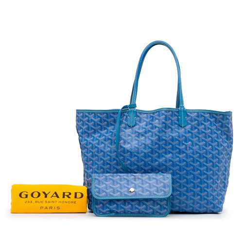 GOYARD Femme Tote Bag aus Canvas in Blau