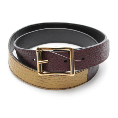 Burberry Prorsum Belt Leather in Red