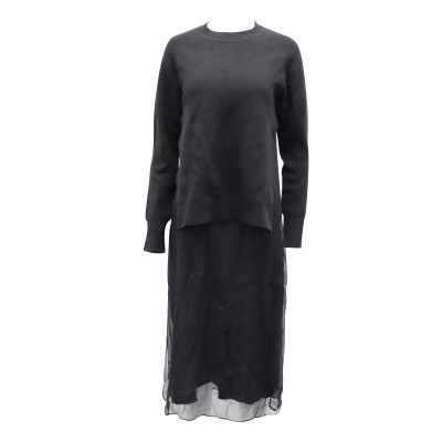 Joseph Kleid aus Wolle in Schwarz