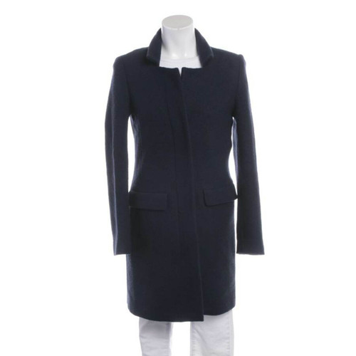 CLOSED Damen Jacke/Mantel aus Wolle in Blau Größe: XS