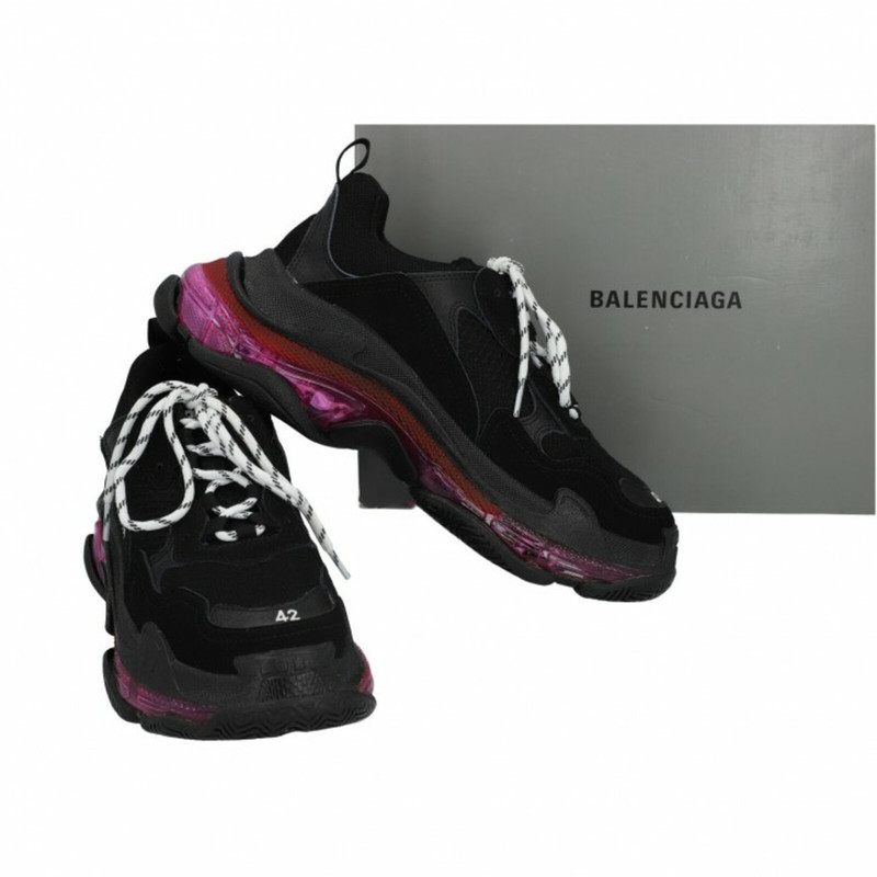 BALENCIAGA Women's Triple S in Black Size: EU 42