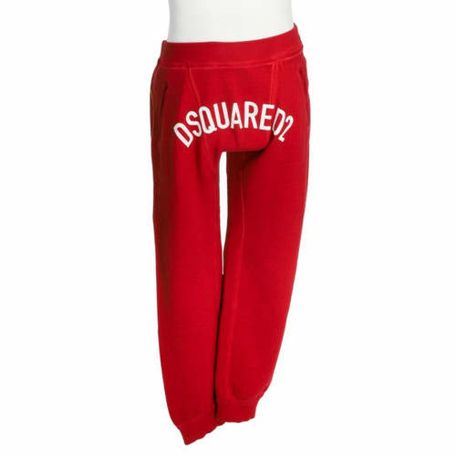 DSQUARED2 Femme Paire de Pantalon en Coton en Rouge
