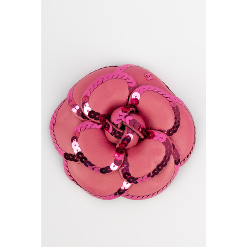 CHANEL Femme Broche en Cuir en Rose/pink | REBELLE