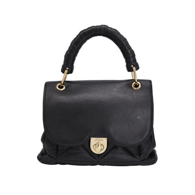 Zac Posen Handbag Leather in Black