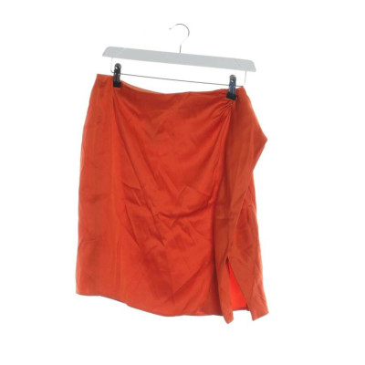 Giorgio Armani Skirt Silk in Orange