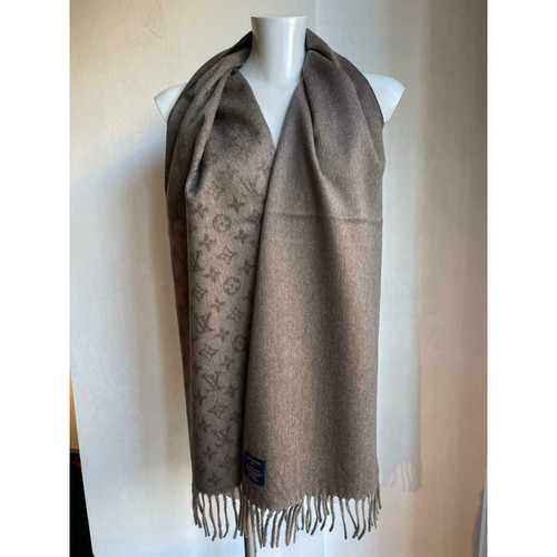 LOUIS VUITTON LOUIS VUITTON shawl scarf Brown Used Women LV ｜Product  Code：2104101984233｜BRAND OFF Online Store