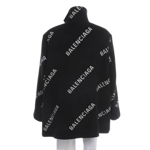 BALENCIAGA Women's Jacket/Coat Wool in Black Size: DE 38