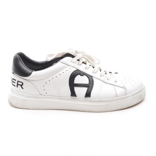 AIGNER Damen Sneakers aus Leder in Weiß Größe: EU 43
