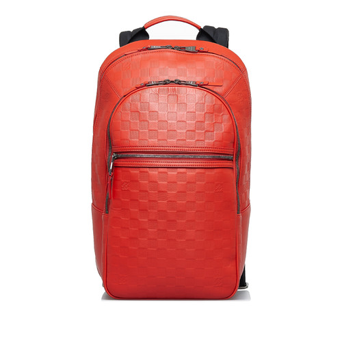louis vuitton orange backpack