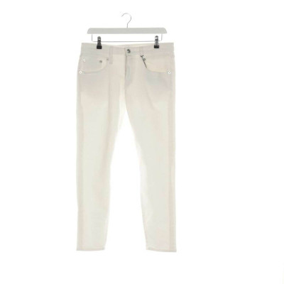 R 13 Jeans en Coton en Blanc