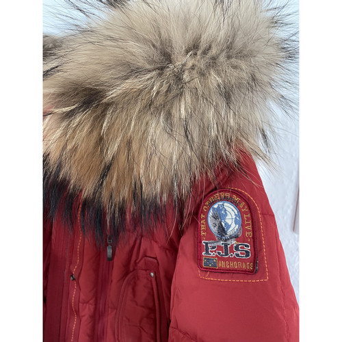 PARAJUMPERS Damen Jacke/Mantel in Rot Größe: S | Second Hand