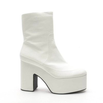Dries Van Noten Ankle boots Leather in White