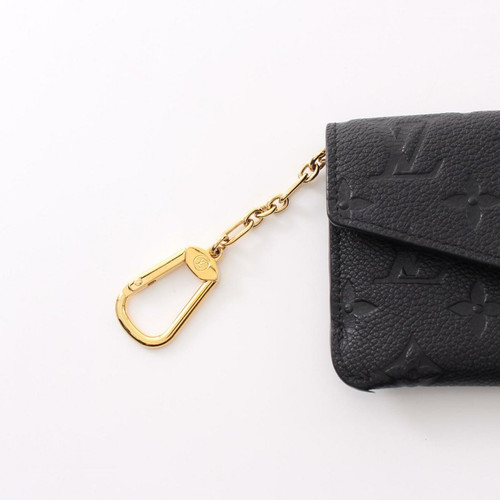 LOUIS VUITTON Women's Schlüsseletui Leather in Black