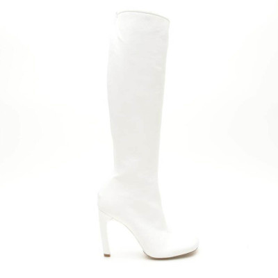 Dries Van Noten Boots Leather in White