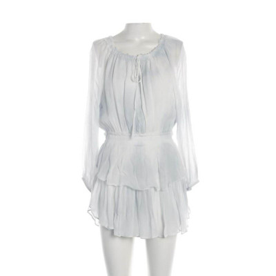 Love Shack Fancy Kleid aus Viskose in Weiß