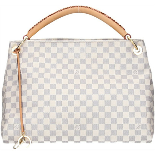 Sac à main Louis Vuitton Artsy Damier MM blanc