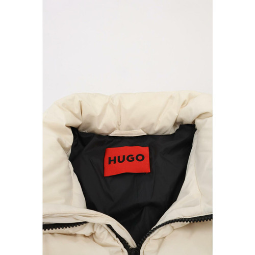 HUGO BOSS Women's Jacket/Coat in Cream Size: DE 40