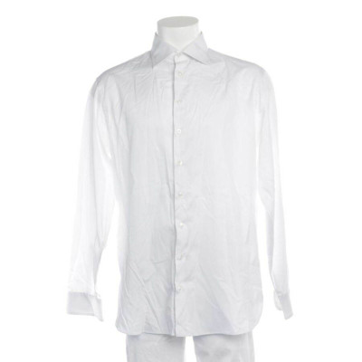 Giorgio Armani Oberteil aus Baumwolle in Weiß