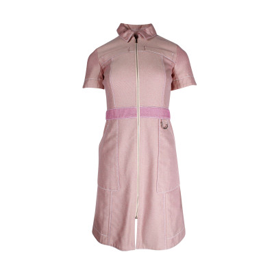 Hermès Robe en Coton en Rose/pink